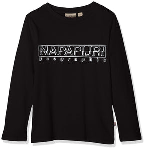 NAPAPIJRI K Soli LS T-Shirt, Rosso (High Risk Red RA3), 3 Anni Bambino - Ilgrandebazar