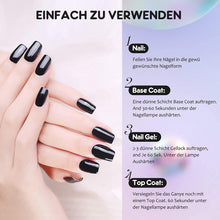 Carica l&#39;immagine nel visualizzatore di Gallery, Smalti per Unghie Set(8pzs), Gel Unghie, Gel Colorati per Unghie UV, Kit Semipermanente Unghie, Smalto Semipermanente per Unghie con Base Coat Top Coat per UV LED Set Manicure, 6.5ml BP002…