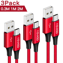 Carica l'immagine nel visualizzatore di Gallery, RAVIAD Cavo Micro USB [4 Pezzi:0.3m,1m,2m,3m] Ricarica... - Ilgrandebazar