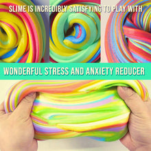 Carica l'immagine nel visualizzatore di Gallery, Karids Morbido Slime in 4 Colori - Divertente, Colorato e Interattivo Giochi Antistress per Bambini e Adulti - Soffice, Non-Appiccicoso ed Elastico Slime Nuvola Arcobaleno | Blu, Verde, Giallo, Rosso