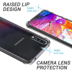 Ferilinso Cover per Samsung Galaxy A70 Cover, A70, Trasparente