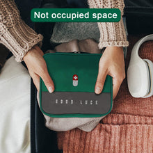 Carica l'immagine nel visualizzatore di Gallery, anshuke Borsa per medicinali, molto capiente, per l’uso domestico, da portare con sé, impermeabile, per viaggi, beauty (in verde, grande e piccola)