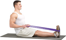 Carica l&#39;immagine nel visualizzatore di Gallery, Elastici Fitness, Set di 5 Bande – 5 Livelli di Resistenza, Guida agli Esercizi, eBook in Italiano, Borsa da Trasporto – 5X Elastico Palestra, Fasce Elastiche, Banda Elastica, Fascia per Uomo e Donna