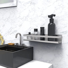 Carica l'immagine nel visualizzatore di Gallery, Bestdon Mensola Doccia - Mensole Bagno Inox Autoadesivo Organizzatore da Parete Acciaio Inossidabile SUS 304 Portaoggetti, Senza Foratura, Spazzolato,30 cm