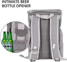 Carica l&#39;immagine nel visualizzatore di Gallery, Borsa Pranzo Borsa Termica Borsa Pranzo Grande Picnic Borsa a Prova di perdite con Tracolla Regolabile, Kit Pranzo per Campeggio, Pesca, Barbecue, 18L