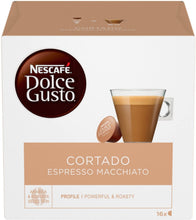 Carica l'immagine nel visualizzatore di Gallery, Nescafé Dolce Gusto Cortado Espresso Macchiato Caffè, 6 Confezioni da 16 Capsule (96 Capsule)