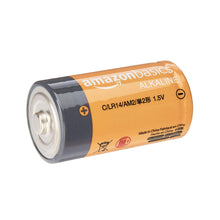 Carica l&#39;immagine nel visualizzatore di Gallery, AmazonBasics - Batterie alcaline mezza torcia per usi quotidiani 4 pz - Ilgrandebazar