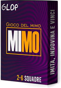 Glop Mimo - Gioco del Mimo - Giochi da Tavolo per Adulti e Famiglie - Giochi per Bambini sopra i 10 anni - Giochi in Scatola - Giochi di Società - Idee Regalo Italiano