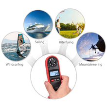 Carica l&#39;immagine nel visualizzatore di Gallery, Proster LCD Anemometro Digitale Impermeabile Misuratore del Vento Red - Ilgrandebazar
