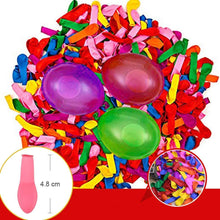 Carica l'immagine nel visualizzatore di Gallery, Faburo 1000 Palloncini d'Acqua, Gavettoni, colorato Fluorescente, Facile da riempire 12CM