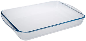 Pyrex Essentials Tegame Rettangolare, 40x27cm 40x27cm, Trasparente