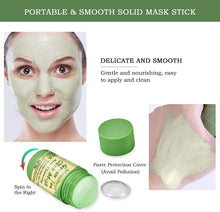 Carica l'immagine nel visualizzatore di Gallery, Green Tea Cleansing Mask, Green Stick Mask, Maschera Detergente, Green Tea Purifying Clay Mask Stick, Maschera In Stick Al Tè Verde, Rimuove efficacemente l'acne, Purifica la pelle 2 Pcs