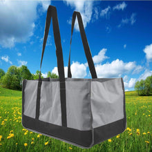 Carica l&#39;immagine nel visualizzatore di Gallery, Borsa a Tracolla Resistente Durevole Legno, Robusta Grigio E Nero - Ilgrandebazar