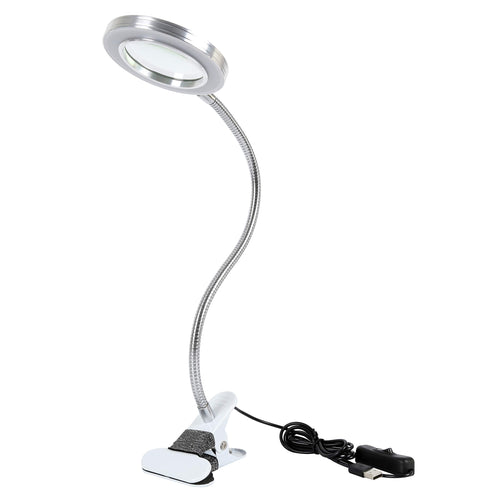 Lampada Estetista con Lente d'Ingrandimento 8 Diottrie,Lampada LED USB... - Ilgrandebazar