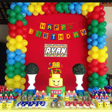 Carica l'immagine nel visualizzatore di Gallery, MMTX Decorazioni di Compleanno, Palloncini Compleanno Party Banner Tema a Blocchi Decorazioni per Ragazzi Bambino Compleanno Festa Anniversari attività