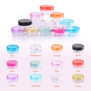 60 Pezzi Contenitori Cosmetici, 5g Vasetti Barattolo di Plastica One Color - Ilgrandebazar
