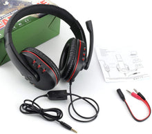 Carica l'immagine nel visualizzatore di Gallery, Cuffie Gaming per PS4 Xbox One, Dhaose Cuffie Auricolari Stereo con Microfono e Cancellazione del Rumore in Ingresso, Controllo del Volume, per PS4 PC Smartphone Xbox One