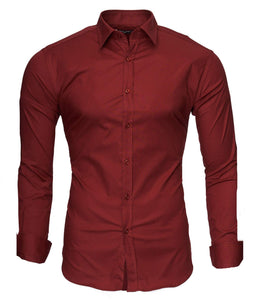 Kayhan Uni Camicia Slim Fit, Lightgrey (L) - Ilgrandebazar