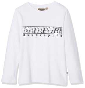 NAPAPIJRI K Soli LS T-Shirt, Rosso (High Risk Red RA3), 3 Anni Bambino - Ilgrandebazar