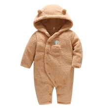 Carica l&#39;immagine nel visualizzatore di Gallery, Vine Bambino Tute da neve Neonato Pagliaccetto con Cappuccio Inverno FOOTED... - Ilgrandebazar