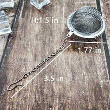 Carica l'immagine nel visualizzatore di Gallery, Xloey, confezione da 2 colini da tè in acciaio inox, infusore per tè a forma di sfera, filtro per tè e spezie 2 Pack Tea Strainer