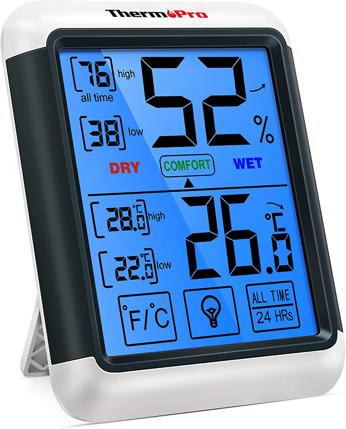 Umi. by  - Termometro Igrometro Digitale Professionale Termometr –