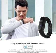 Carica l&#39;immagine nel visualizzatore di Gallery, Amazfit Band 5 Smartwatch Tracker Fitness Orologio Sport Smartband con Alexa Integrato Impermeabile 5 ATM di 15 Giorni, Contapassi, Monitoraggio Frequenza Cardiaca del Sonno e della Salute Normal Nero