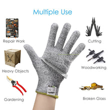 Carica l&#39;immagine nel visualizzatore di Gallery, yokamira Guanti Antitaglio, Certificato EN 388, Protezione di Livello Medium - Ilgrandebazar
