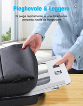 Carica l'immagine nel visualizzatore di Gallery, Babacom Supporto PC Portatile, Pieghevole Ergonomico Porta PC con Regolabile Altezza, Ventilato Alluminio Laptop Stand Compatibile con MacBook Air, Pro, Dell XPS, Samsung, Altri 10-16" Tablet