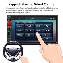 Carica l&#39;immagine nel visualizzatore di Gallery, REAKOSOUND CAMECHO autoradio 2 din bluetooth 7 pollici Stereo Touch Screen Con il GPS