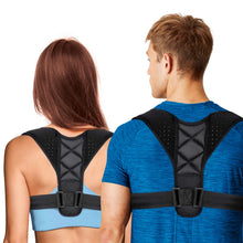 Carica l'immagine nel visualizzatore di Gallery, Correttore Postura Uomo Donna, DISP. MEDICO CE, Fascia Posturale Spalle e Schiena Traspirante Regolabile, Supporto per Schiena Dritta e Raddrizza Spalle, Fascia Elastica ed E-Book
