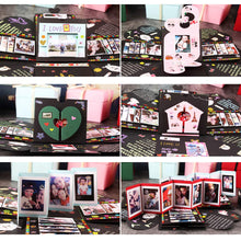 Carica l&#39;immagine nel visualizzatore di Gallery, VEESUN Explosion Box, Scrapbook Album Foto Fai da Te di Nero (4 Volti)