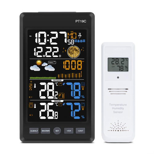 Kalawen Stazione Meteo Meteorologica Digitale Wireless Automatica Termometro... - Ilgrandebazar