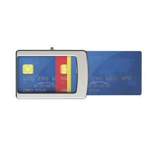 I-CLIP ® RFID Shield Carta Di Blocco 2 Pezzi - Ilgrandebazar