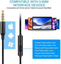 Carica l'immagine nel visualizzatore di Gallery, GUUVOR Auricolari,Cuffie Magnetici Sport,Auricolari in-Ear con Microfono,Resistente al Sudore,Isolamento del Rumore,Alta Definizione,Bassi Potenti,per Samsung,LG,Xiaomi,Sony, Huawei etc- Nero