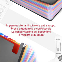 Carica l&#39;immagine nel visualizzatore di Gallery, LOETAD Cartella Portadocumenti per Ufficio A4 Porta Documenti 24 tasche - Ilgrandebazar