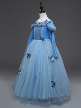 Carica l&#39;immagine nel visualizzatore di Gallery, NNDOLL Cenerentola Vestito Costumi 150(7-8anni), Cinderella A Manica Lunga - Ilgrandebazar