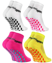 Carica l&#39;immagine nel visualizzatore di Gallery, Rainbow Socks - Ragazza Ragazzo Neon Calze Sportive Antiscivolo - 2 paia -... - Ilgrandebazar