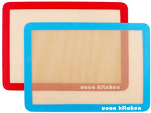 Carica l&#39;immagine nel visualizzatore di Gallery, AmazonBasics - Tappetini da forno in silicone, Set 2 pezzi Confezione 2