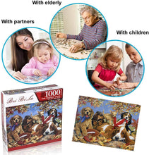 Carica l'immagine nel visualizzatore di Gallery, Puzzle Jigsaw 1000 pezzi per gli adulti, il materiale riciclabile d’alta qualità e stampato ad alta definizione, gioco familiare, festa aziendale, regalo per amore e amico (cane domestico)