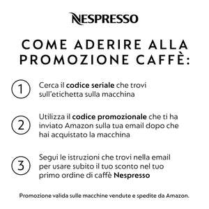 De'Longhi Nespresso Vertuo Pop ENV90.B, Macchina Caffè a Capsule con Tecnologia Centrifusion, 4 Formati in Tazza, Incluso Set di Benvenuto con 12 Capsule, 1260W, Liquorice Black