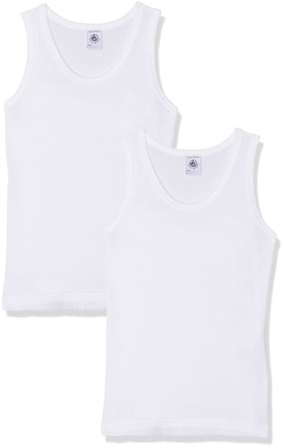 Petit Bateau 36797. Canotta Bambino, Bianco (Blanc (Special Lot 00)), 4... - Ilgrandebazar