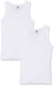 Petit Bateau 36797. Canotta Bambino, Bianco (Blanc (Special Lot 00)), 4... - Ilgrandebazar