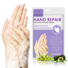 Carica l&#39;immagine nel visualizzatore di Gallery, 3 Paia Di Guanti Idratanti Maschera Per Le Mani Contengono Olio Oliva +... - Ilgrandebazar