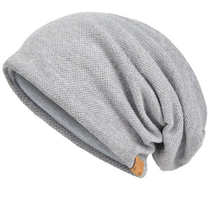 VECRY Uomo Berretti in Maglia Cappellini Skull Cotton Slouch Beanie...