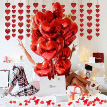 Carica l&#39;immagine nel visualizzatore di Gallery, Palloncini a Forma di Cuore, MMTX Lattice e Pompa e Candele Rosa - Ilgrandebazar