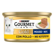 Carica l&#39;immagine nel visualizzatore di Gallery, Purina Gourmet Gold Mousse per Gatti con Pollo, 24 Lattine da 85g