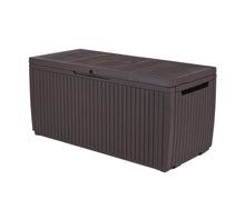 Carica l&#39;immagine nel visualizzatore di Gallery, Keter Baule Springwood Marrone 305 Lt In Resina Cm 123x53.5x57 cm, - Ilgrandebazar