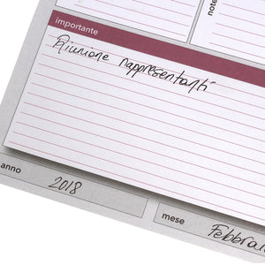 Planner settimanale da scrivania 42x30 - agenda 450x320, stampa a colori