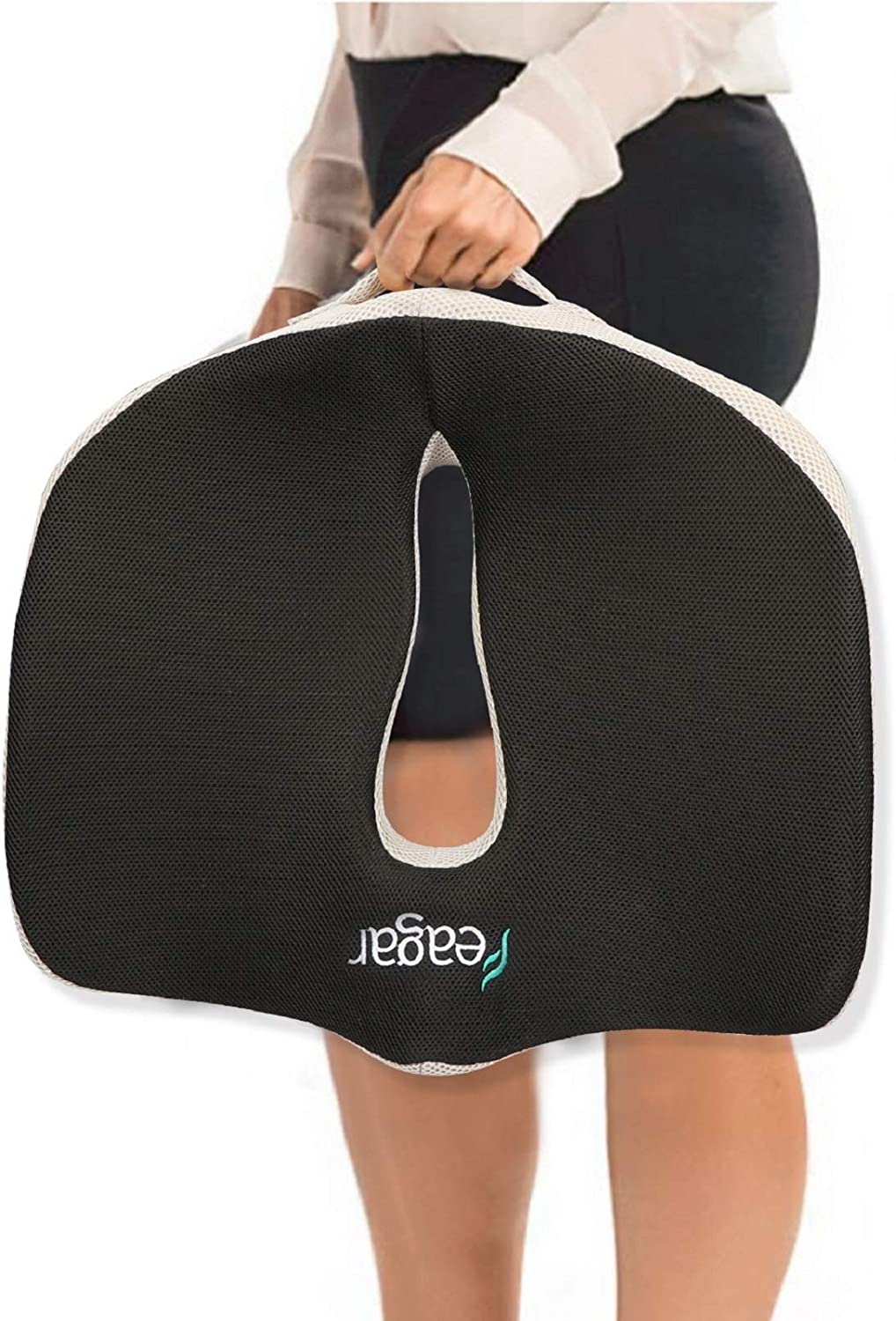 Cuscino per glutei per auto con rimbalzo in memory foam anti